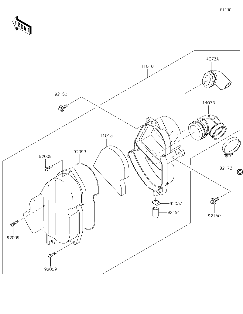 Diagrama de AIR CLEANER