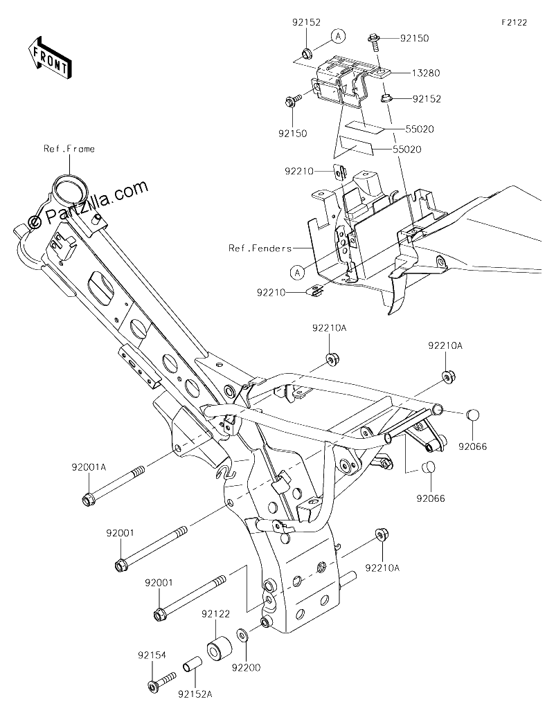 Diagrama de ENGINE MOUNT