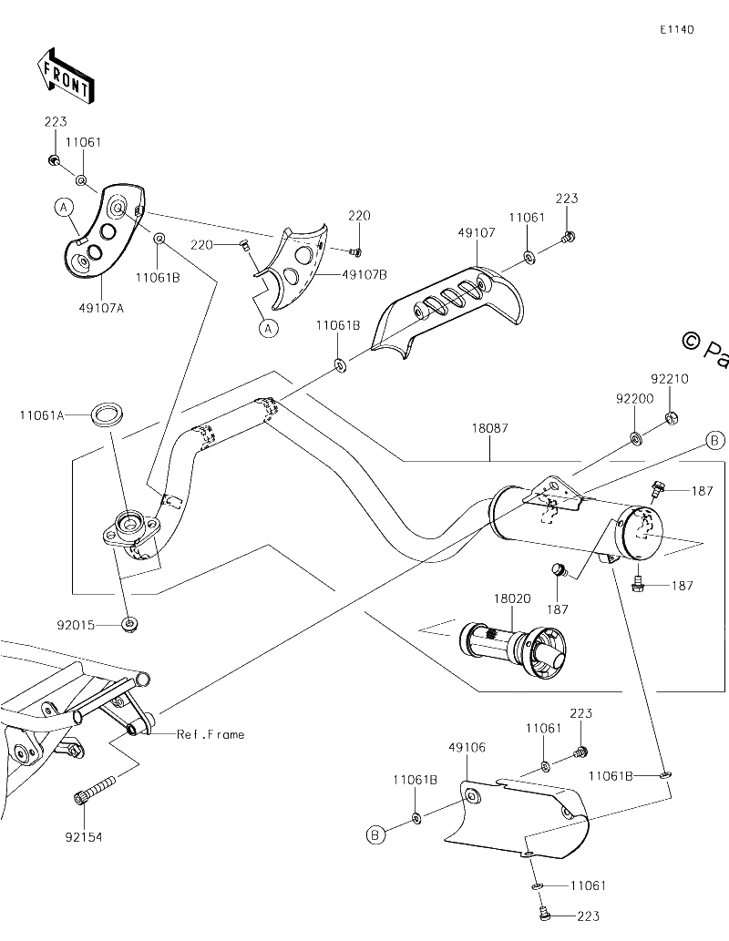 Diagrama de MUFFLER S