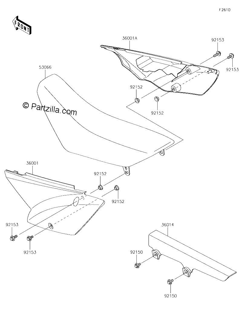 Diagrama de SIDE COVERS CHAIN COVER