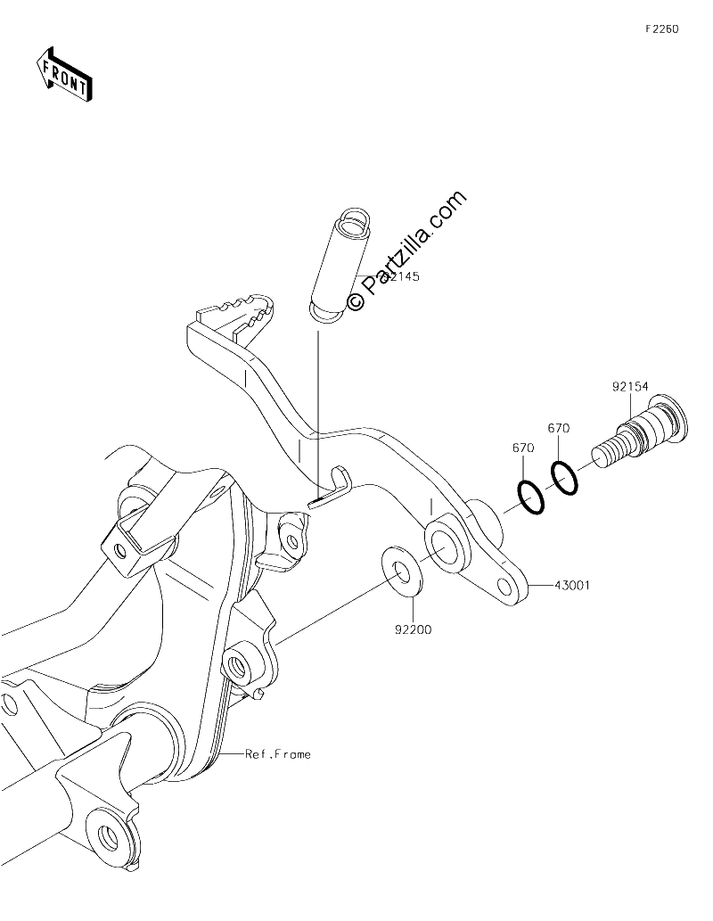 Diagrama de BRAKE PEDAL