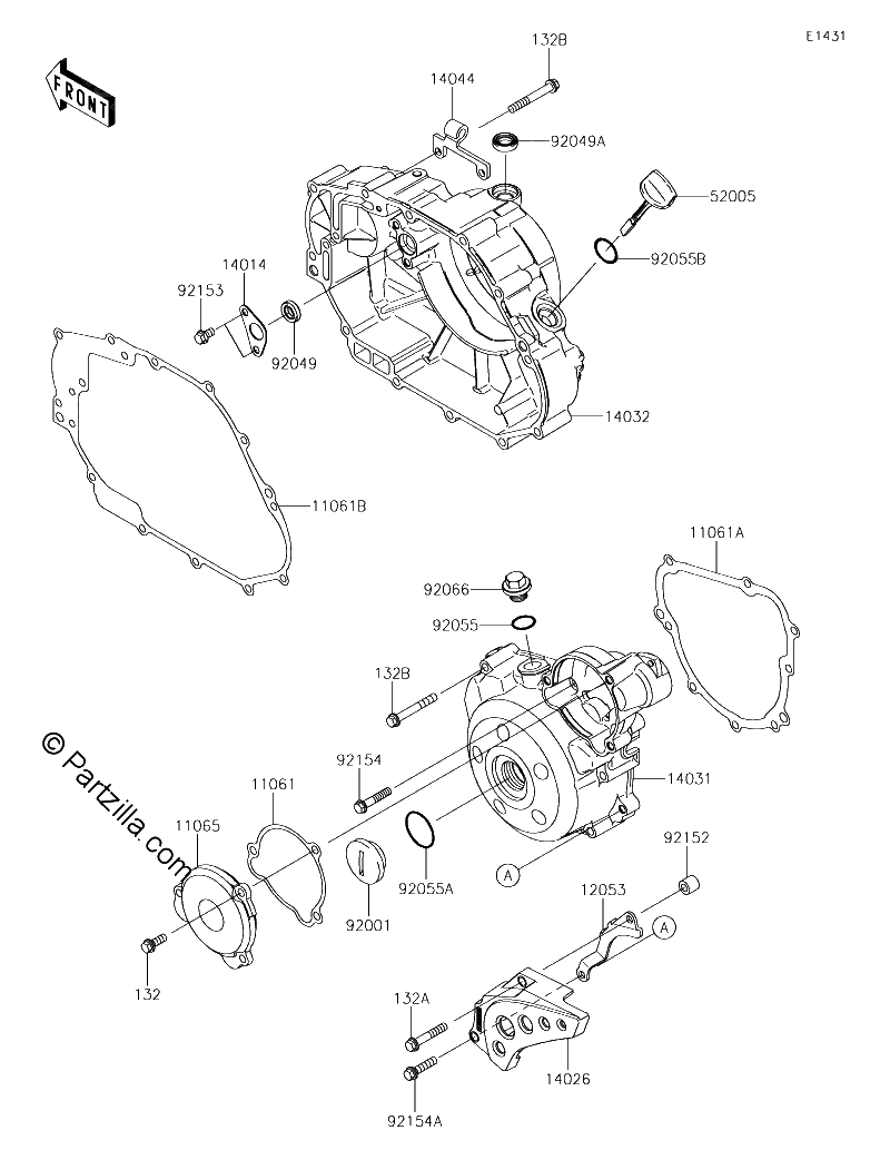 Diagrama de ENGINE COVER S
