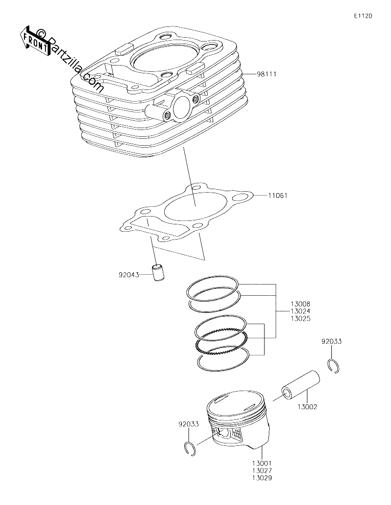 Diagrama de CYLINDER PISTON S