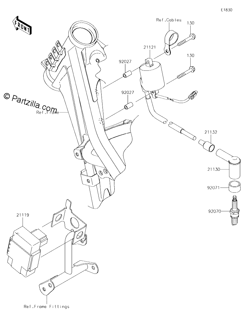 Diagrama de IGNITION SYSTEM