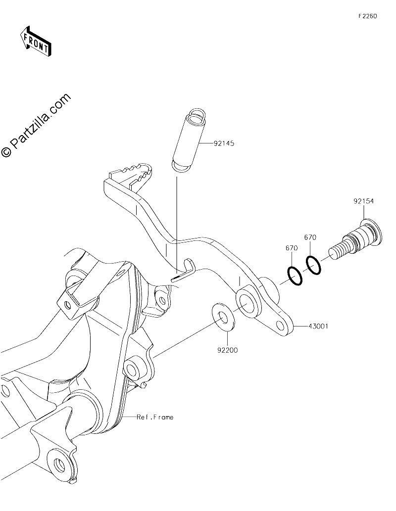 Diagrama de BRAKE PEDAL