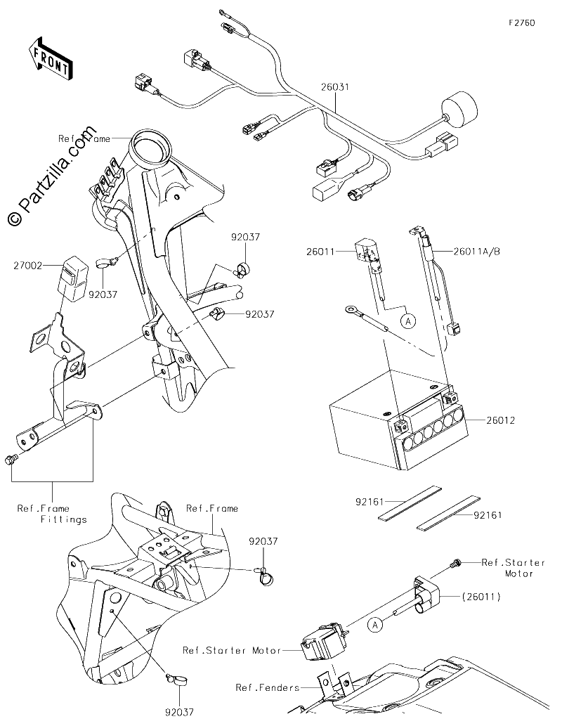 Diagrama de CHASSIS ELECTRICAL EQUIPMENT