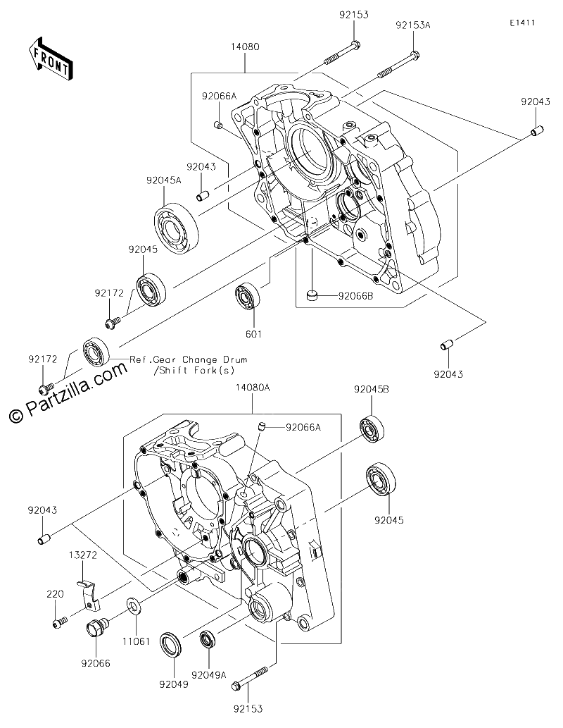 Diagrama de CRANKCASE