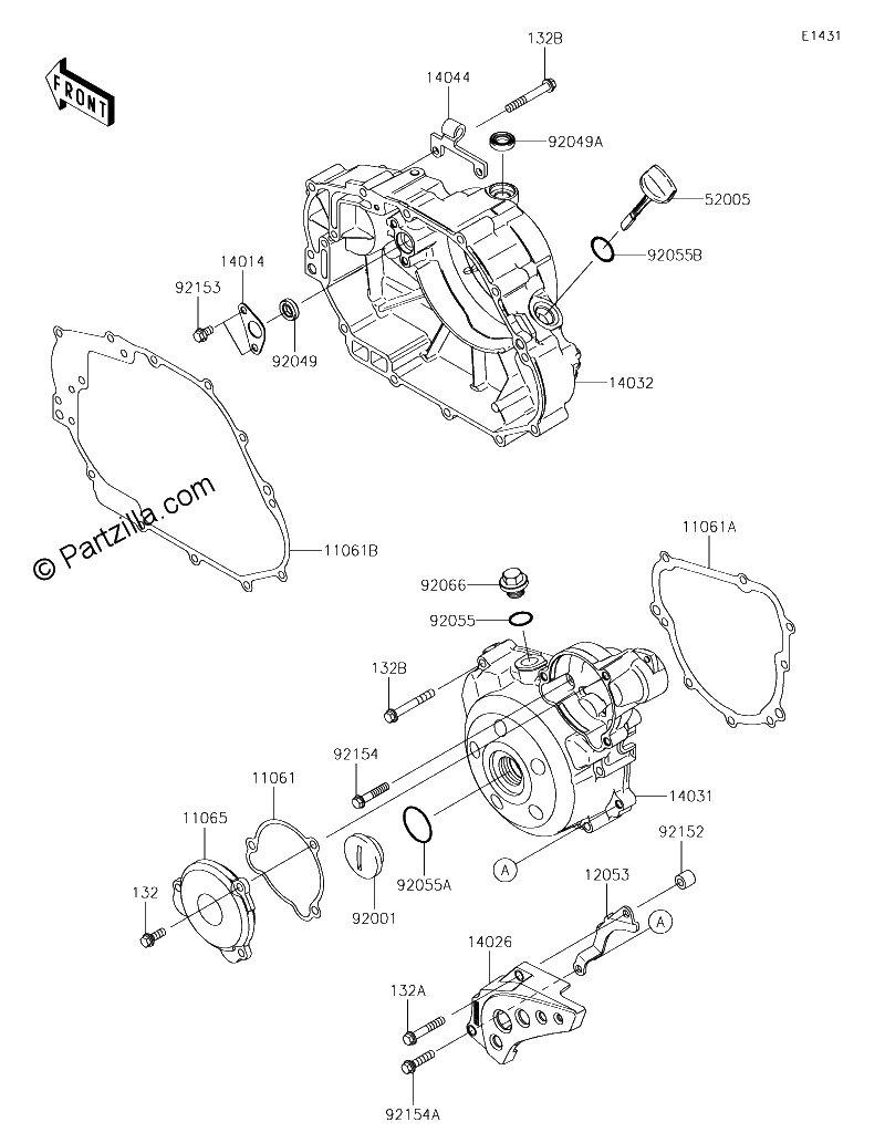 Diagrama de ENGINE COVER S