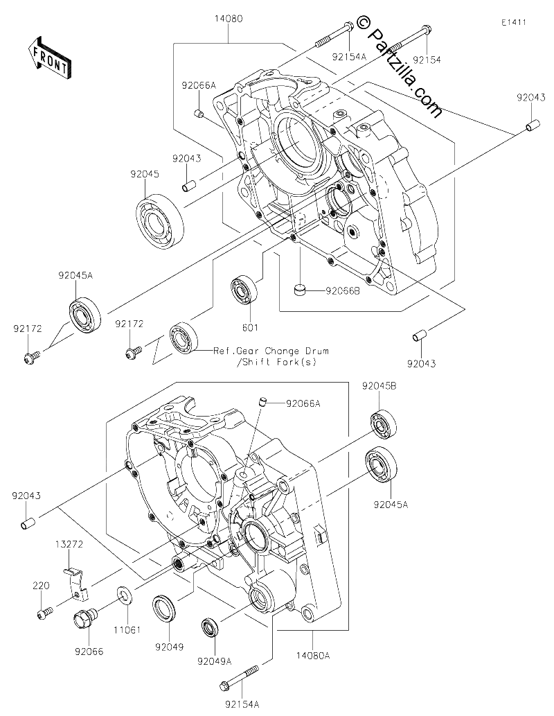 Diagrama de CRANKCASE