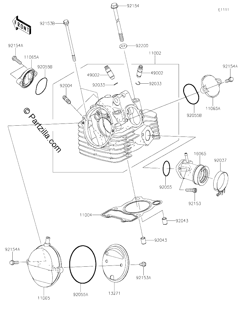Diagrama de CYLINDER HEAD