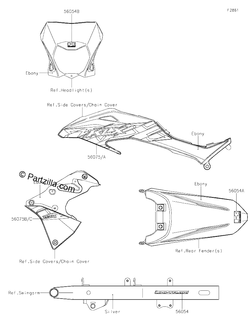 Diagrama de DECALS EBONY