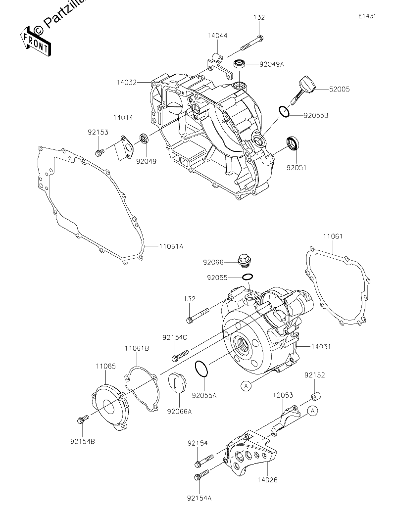Diagrama de ENGINE COVER S