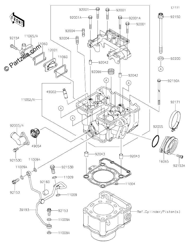 Diagrama de CYLINDER HEAD