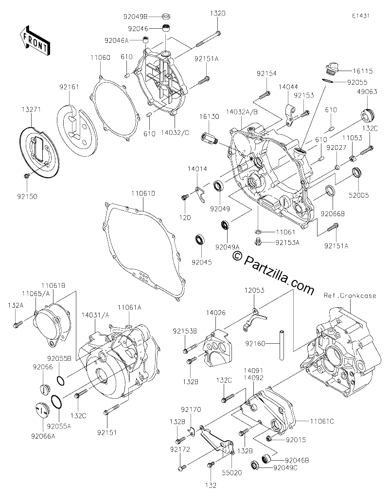 Diagrama de ENGINE COVER S