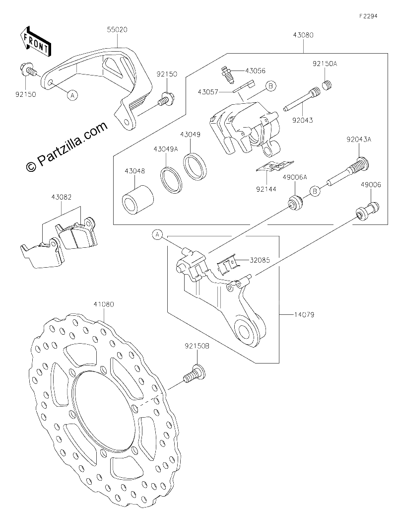 Diagrama de REAR BRAKE