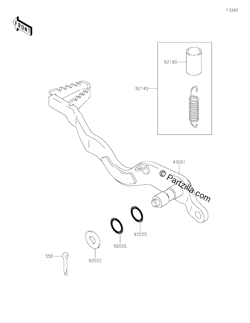Diagrama de BRAKE PEDAL