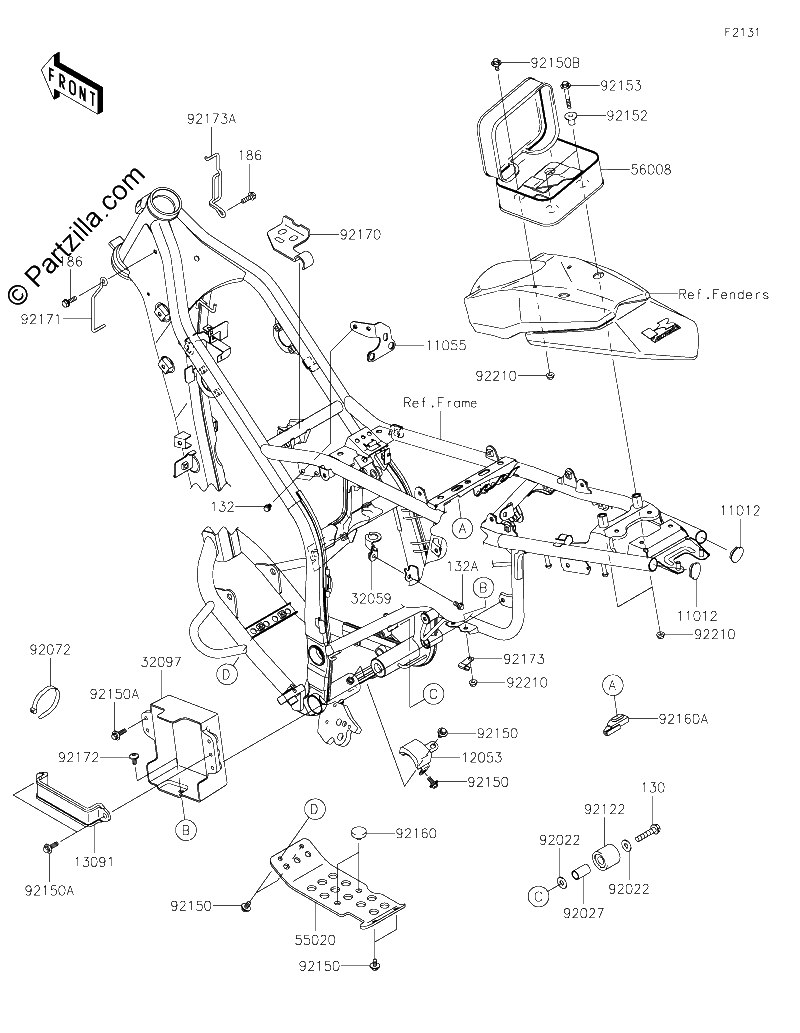 Diagrama de FRAME FITTINGS