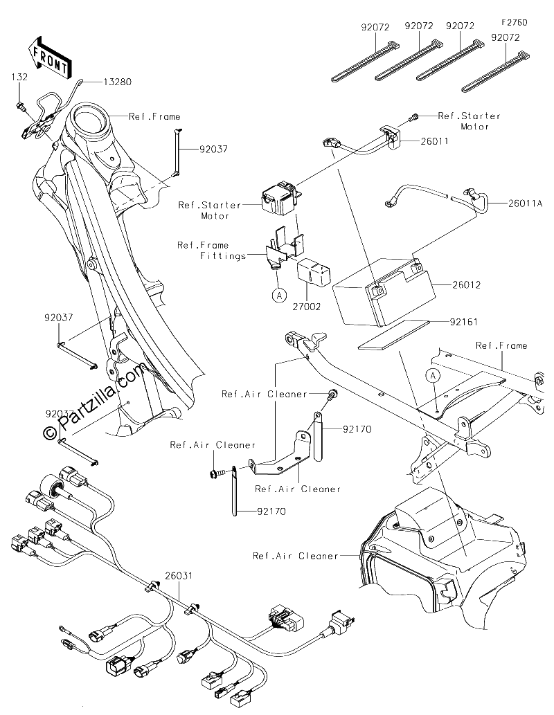 Diagrama de CHASSIS ELECTRICAL EQUIPMENT