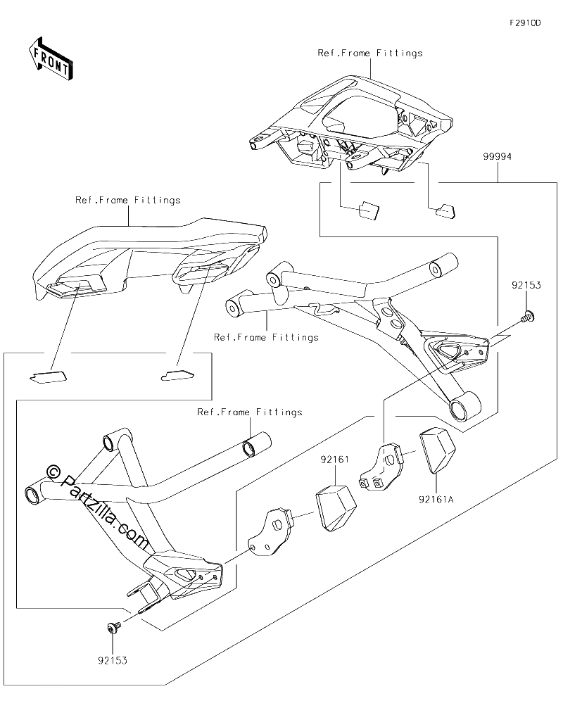 Diagrama de ACCESSORY BAG FITTING KIT