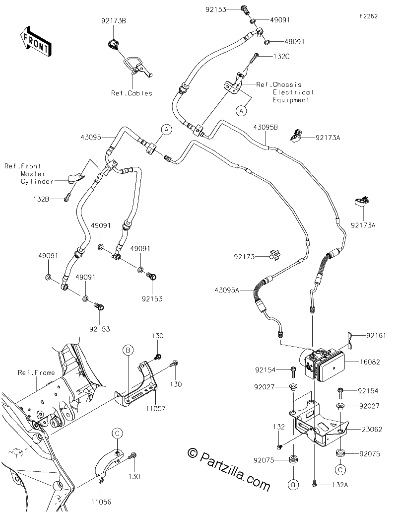 Diagrama de BRAKE PIPING