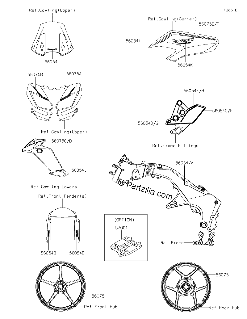 Diagrama de DECALS BLACK BJF CA US