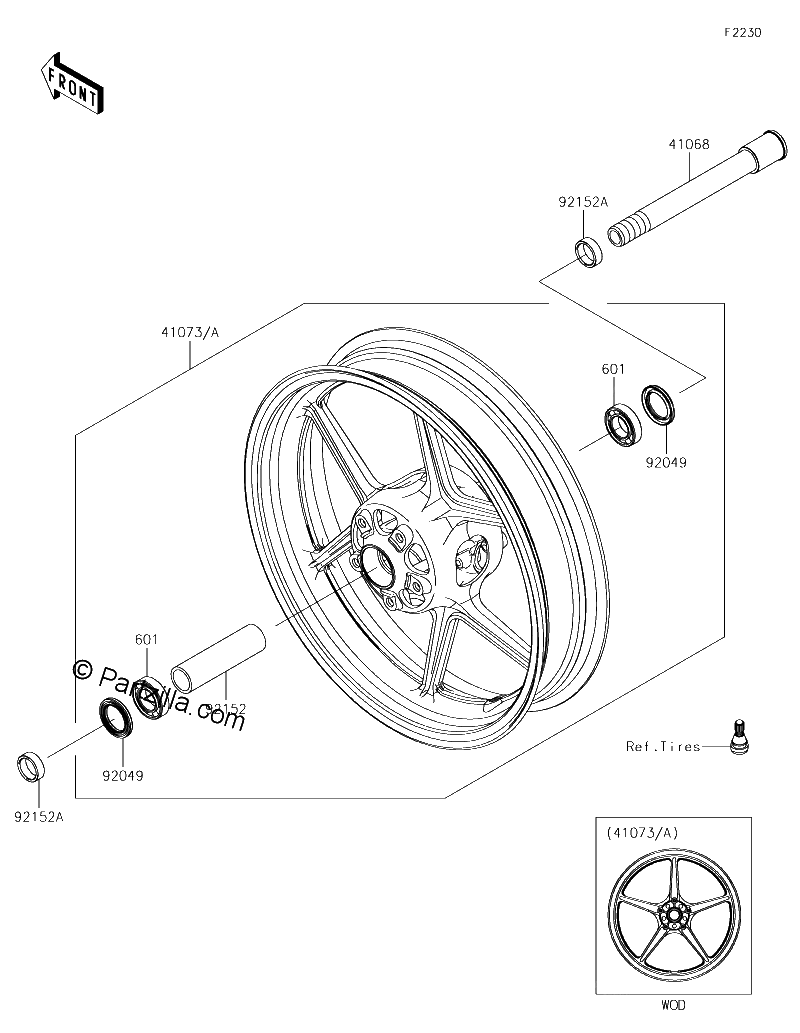 Diagrama de FRONT HUB