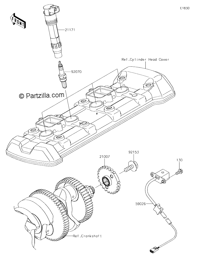 Diagrama de IGNITION SYSTEM