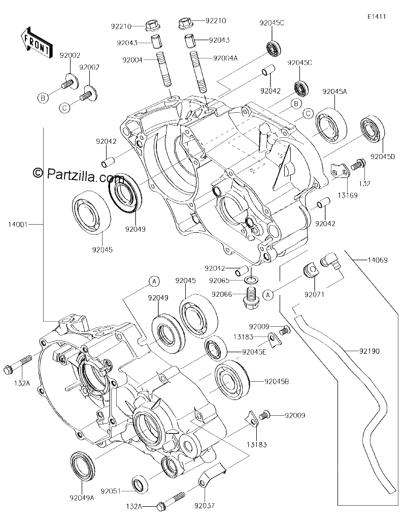 Diagrama de CRANKCASE
