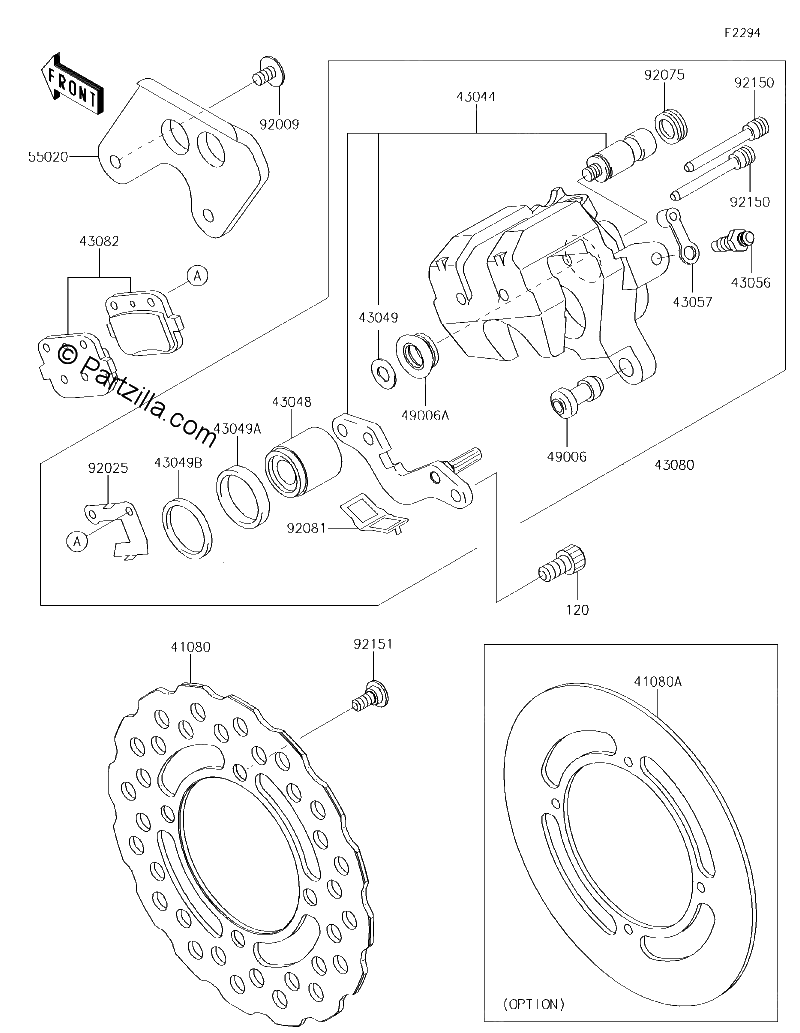 Diagrama de REAR BRAKE