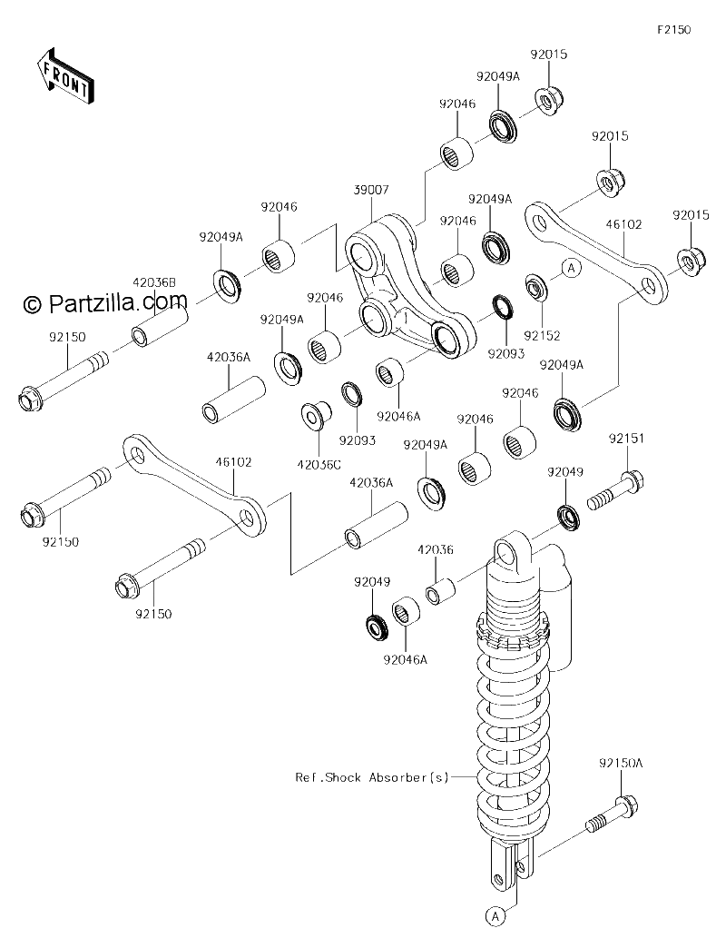 Diagrama de REAR SUSPENSION