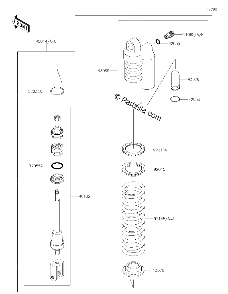 Diagrama de SHOCK ABSORBER S