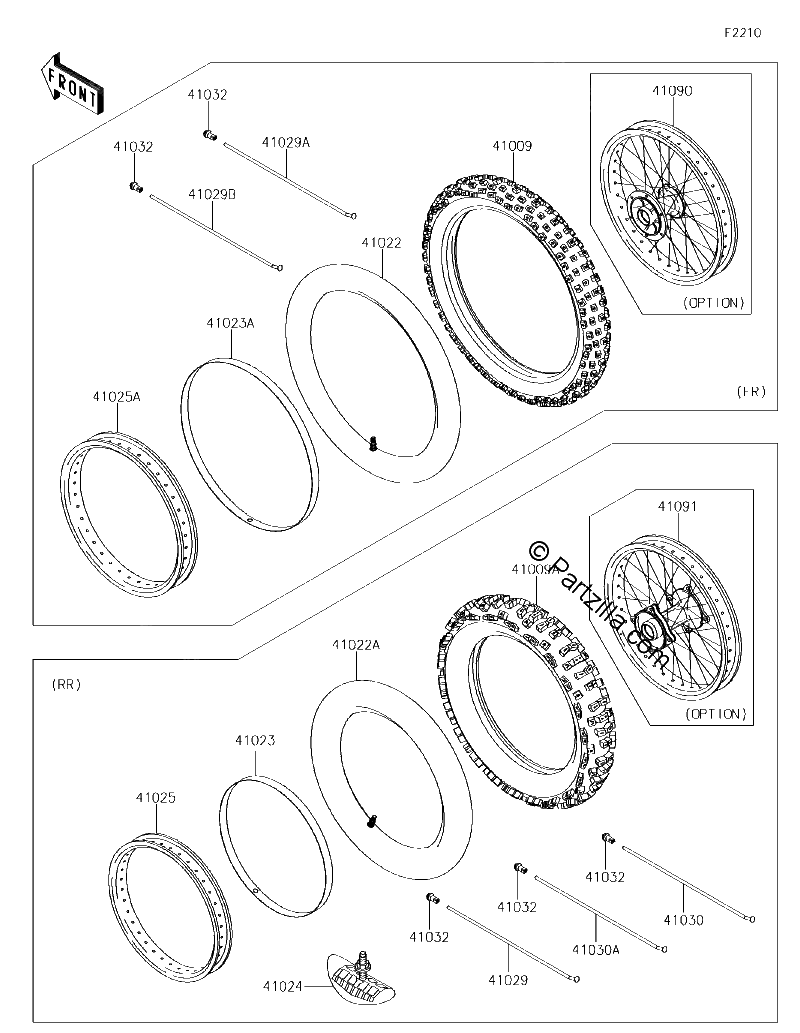 Diagrama de WHEELS TIRES