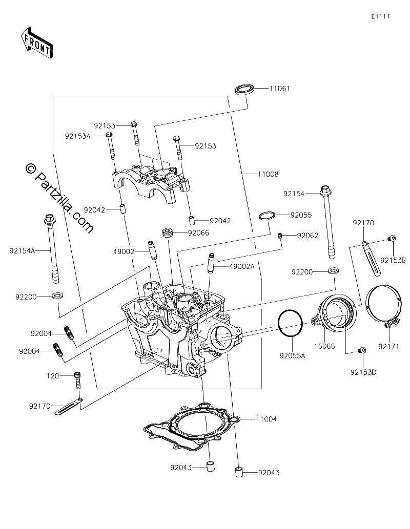 Diagrama de CYLINDER HEAD