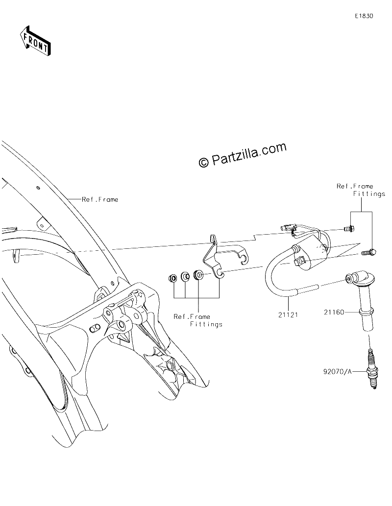 Diagrama de IGNITION SYSTEM
