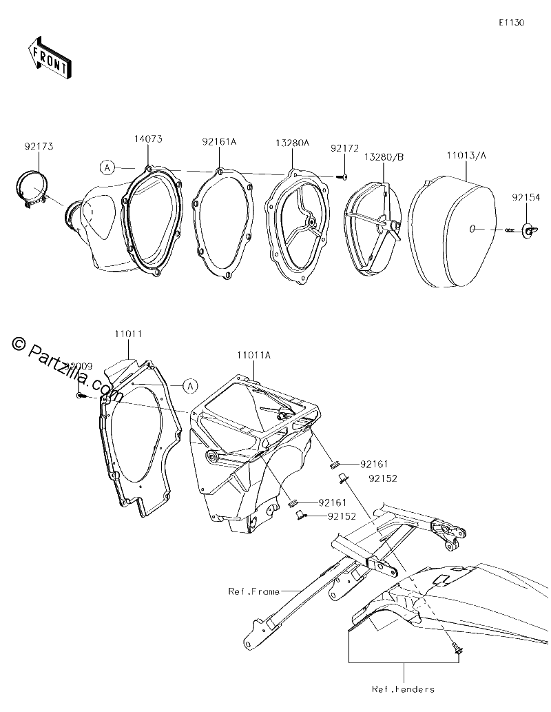 Diagrama de AIR CLEANER