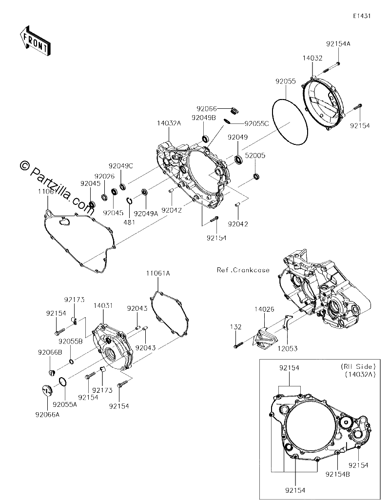 Diagrama de ENGINE COVER S