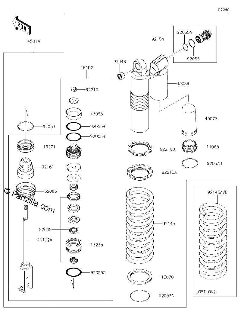 Diagrama de SHOCK ABSORBER S