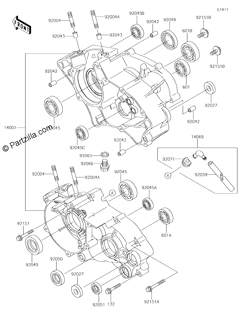 Diagrama de CRANKCASE