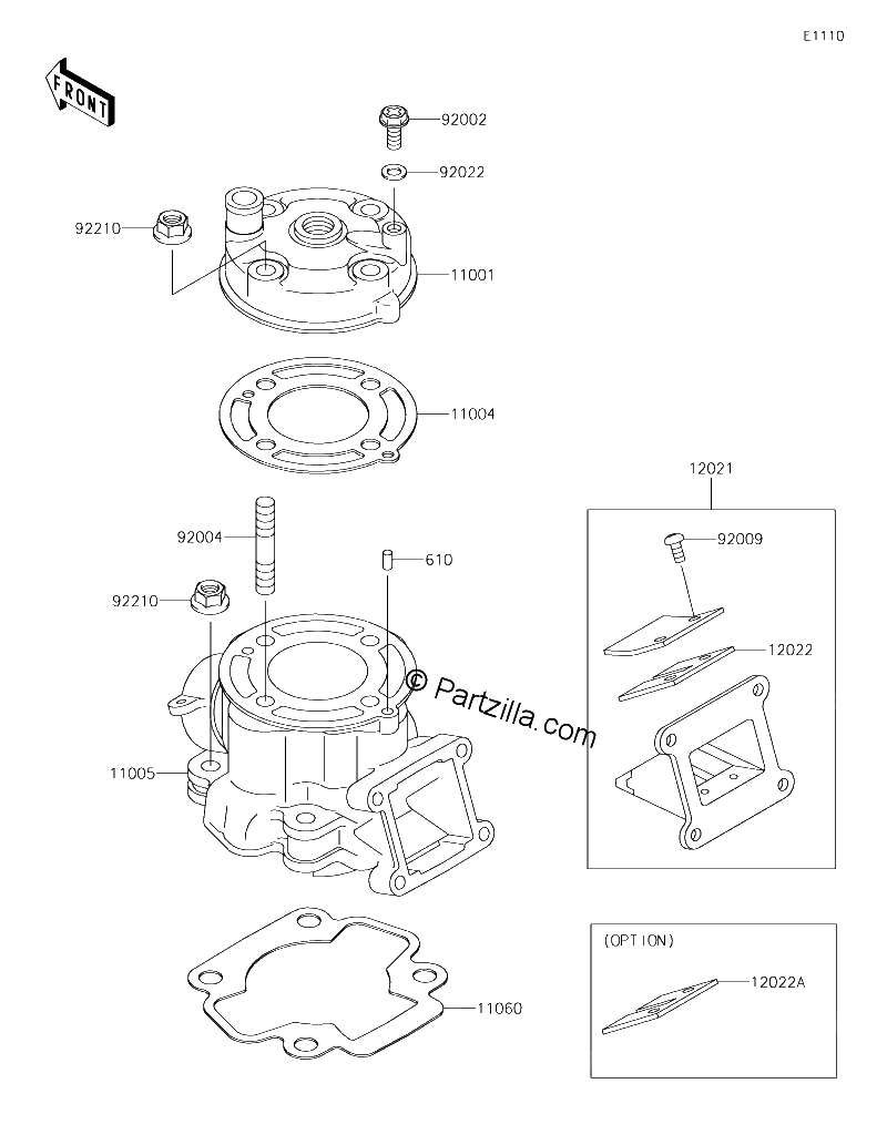 Diagrama de CYLINDER HEAD CYLINDER