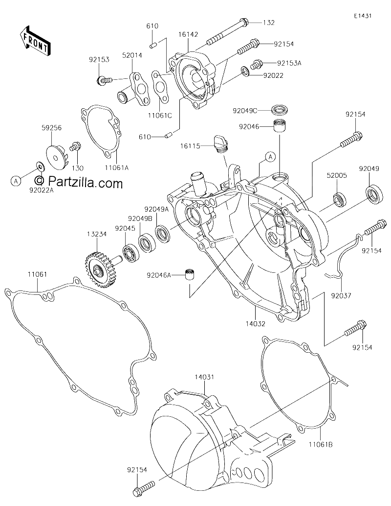 Diagrama de ENGINE COVER S