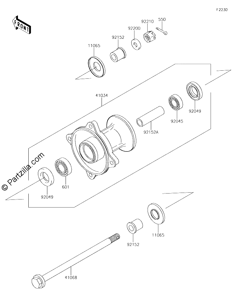 Diagrama de FRONT HUB