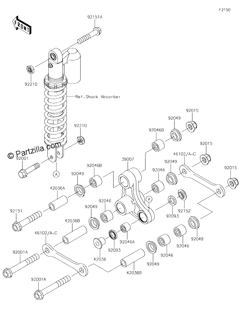 Diagrama de REAR SUSPENSION