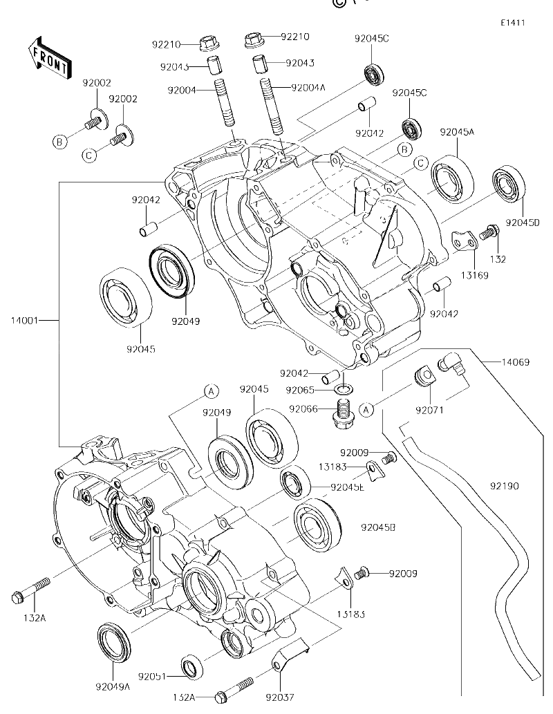 Diagrama de CRANKCASE