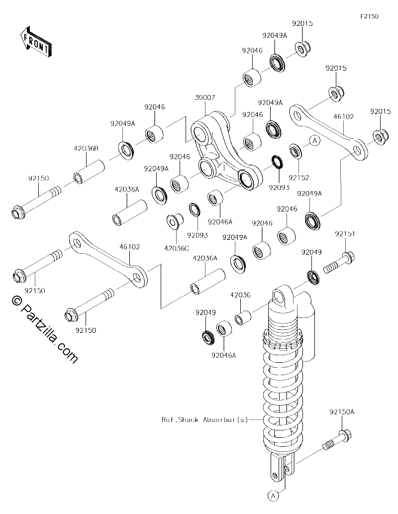 Diagrama de REAR SUSPENSION