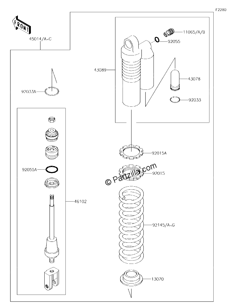 Diagrama de SHOCK ABSORBER S