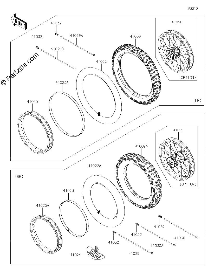 Diagrama de WHEELS TIRES