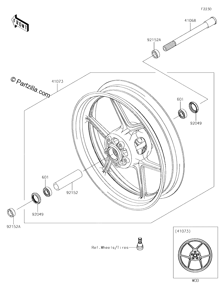 Diagrama de FRONT HUB