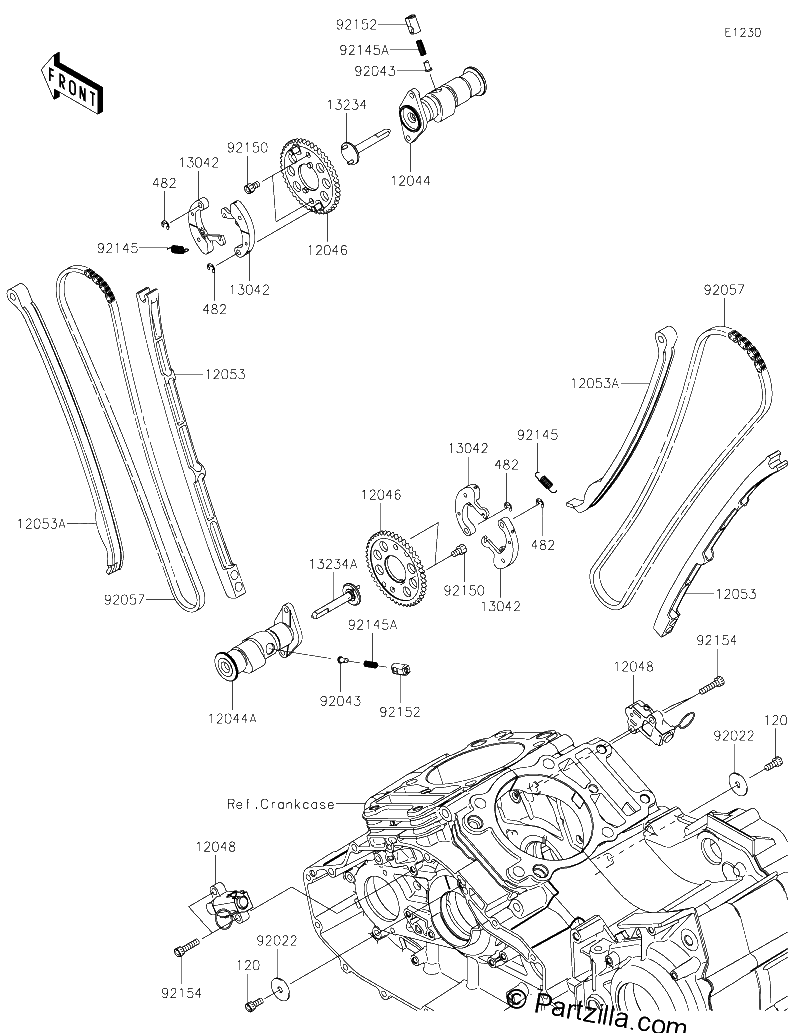 Diagrama de CAMSHAFT S TENSIONER