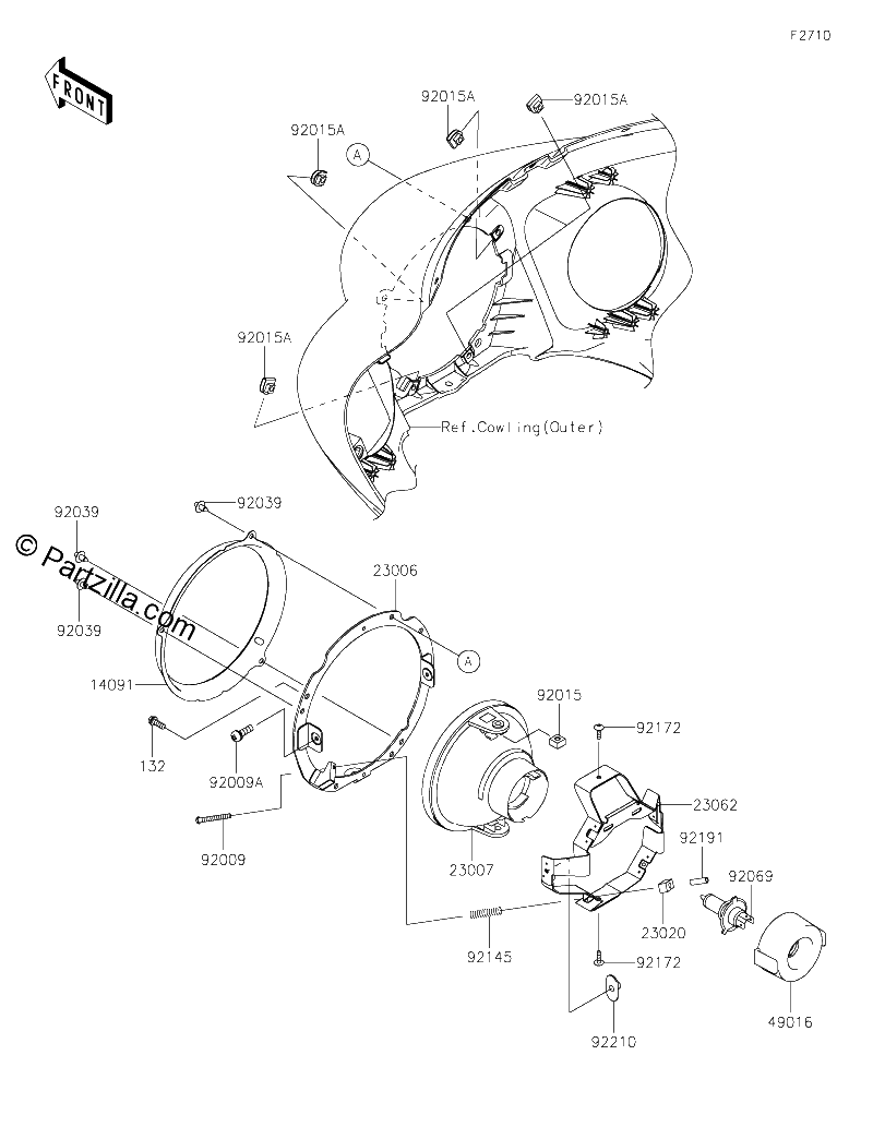Diagrama de HEADLIGHT S