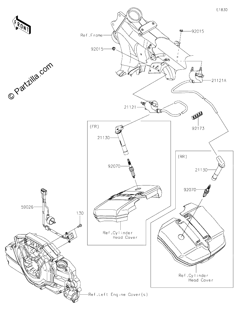 Diagrama de IGNITION SYSTEM